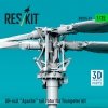 RESKIT RSU35-0081 AH-64A Apache tail rotor for Trumpeter kit (3D Printed) (1/35)